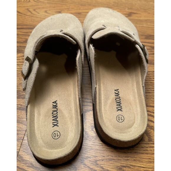 Xiakolaka Women’s Suede Clogs w/ Adjustable‎ Buckle Strap, US 10 - Picture 7 of 7